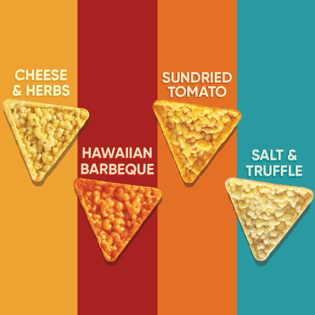 4700BC Chips+ Hawaiian Barbeque Popped Corn-Based 55 g Combo