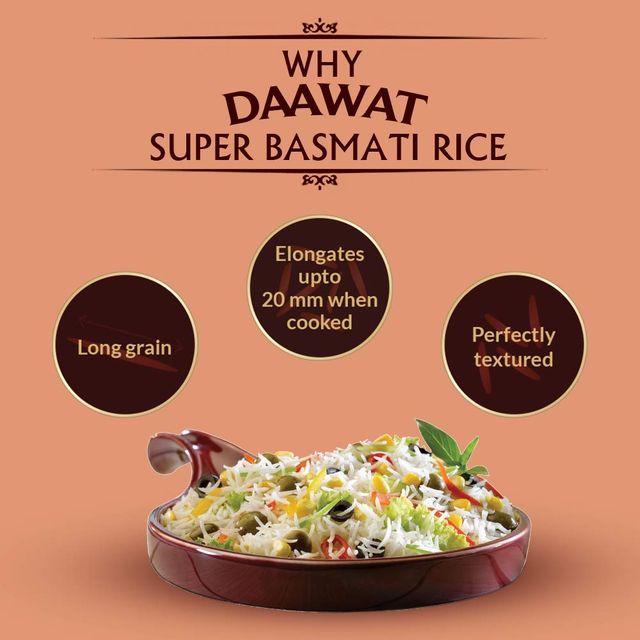 Daawat Super Basmati Rice | Long Grain