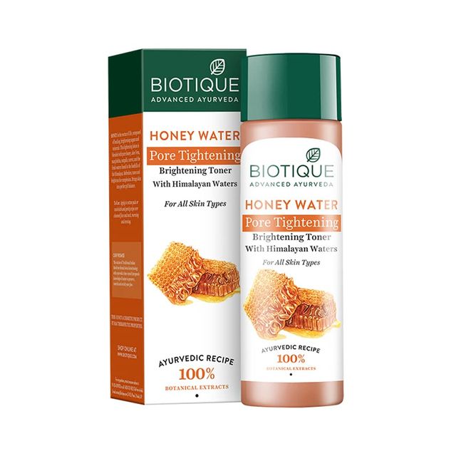 Biotique Honey Water Pore Tightening Brightening Toner