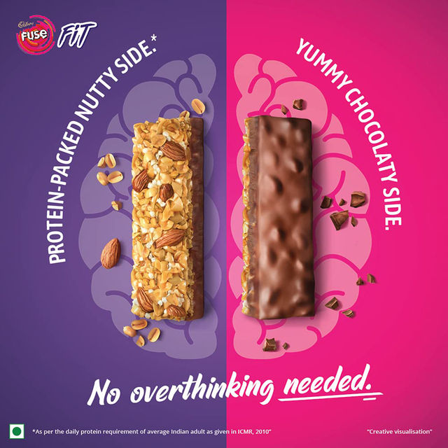 Cadbury Fuse Fit Chocolate Snack Bar with Almonds and Peanuts	