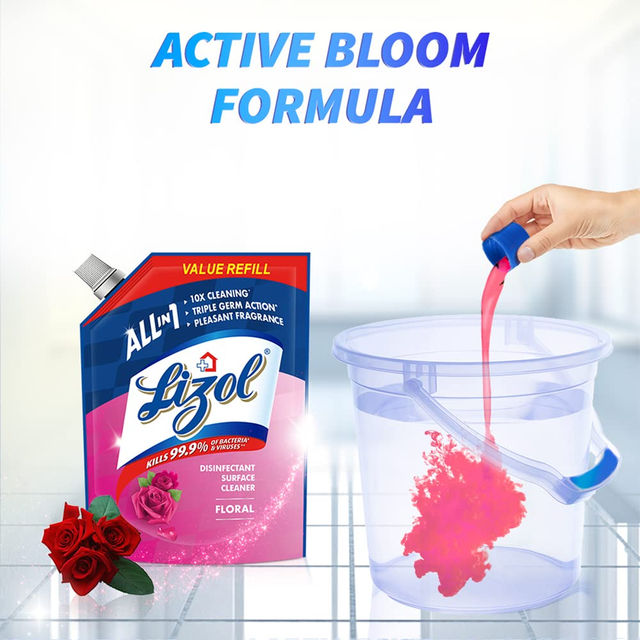 Lizol Floral Floor Cleaner Liquid