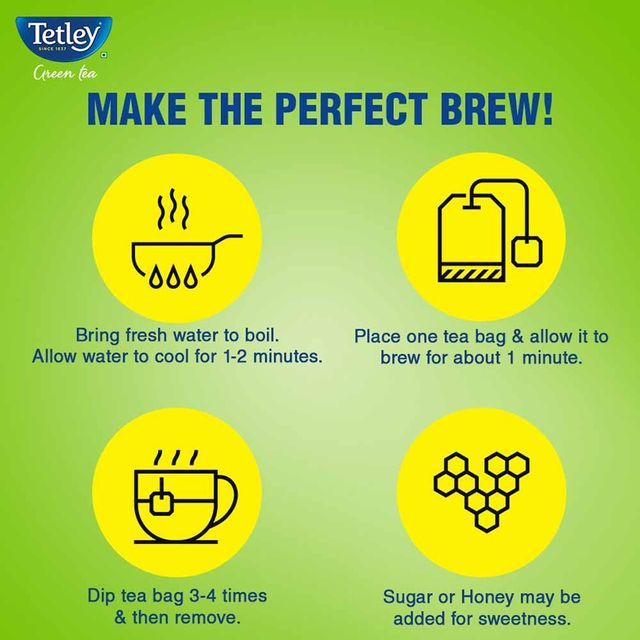 Tetley Lemon and Honey Green Tea