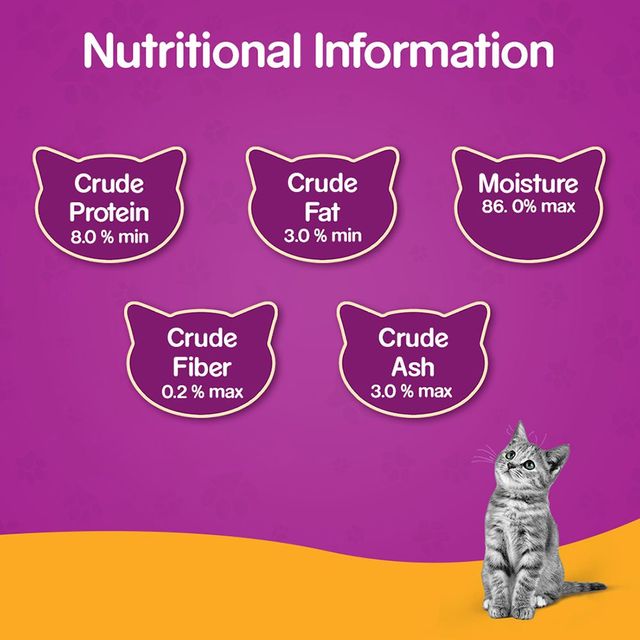 Whiskas Tuna In Jelly, Adult Wet Cat Food Pouch 80 g Combo