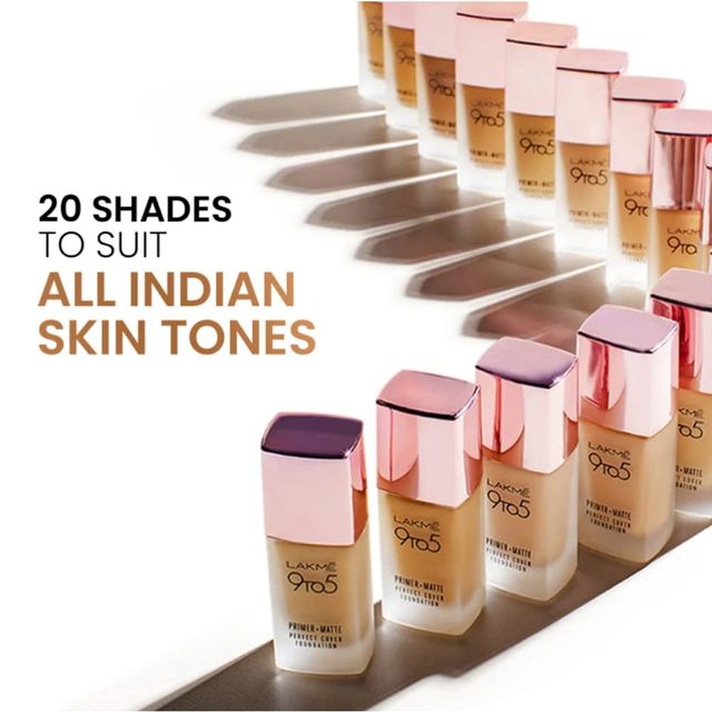 Lakme 9to5 Powerplay Priming Foundation, Built in Primer, SPF 20, Cool Ivory