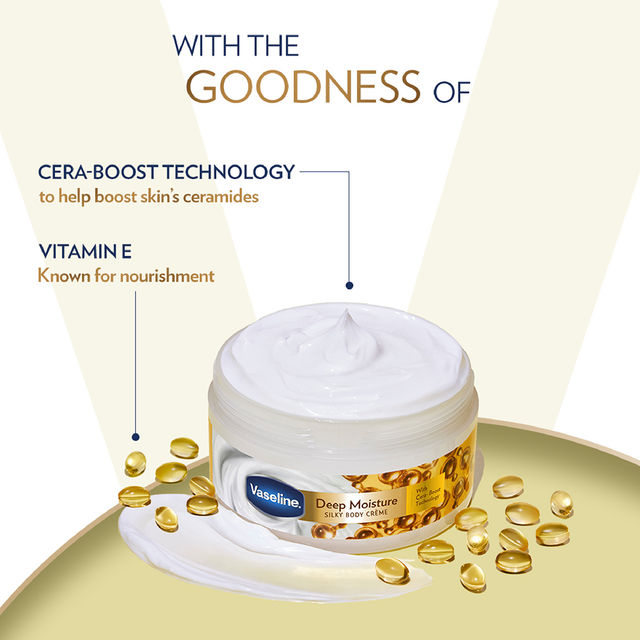 Vaseline Deep Moisture Silky Body Creme