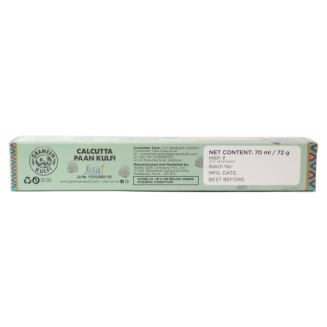 Grameen Calcutta Paan Kulfi Stick 70 ml Combo