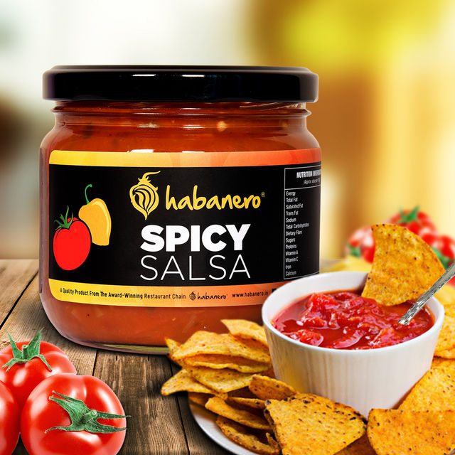 Habanero Spicy Salsa Dip(270gms) & Doritos Nacho Chips - Cheese Flavour(153gms) Combo