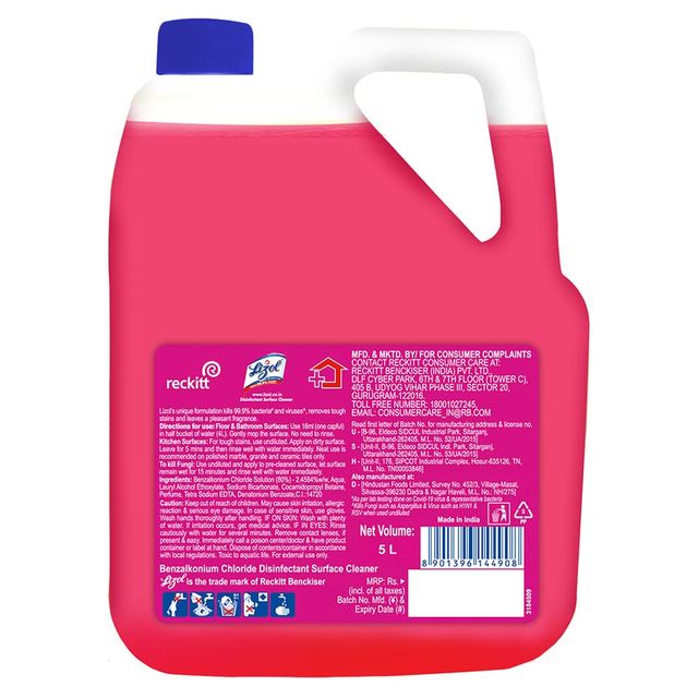 Lizol Floral Disinfectant Surface & Floor Cleaner Liquid