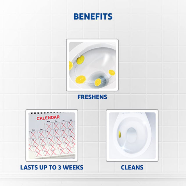 Harpic Toilet Rim Cleaner Blocks - Citrus 26 g Combo
