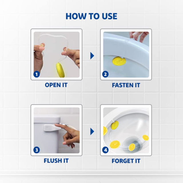 Harpic Toilet Rim Cleaner Blocks - Citrus 26 g Combo
