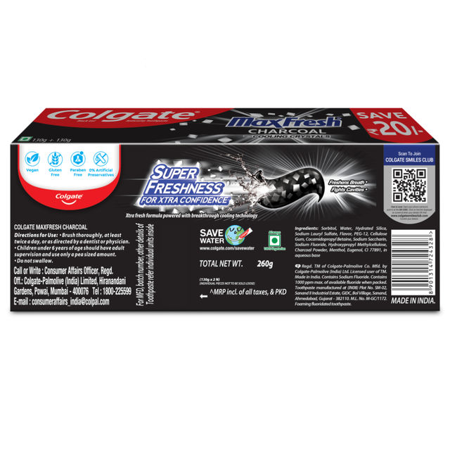 Colgate Maxfresh Charcoal Toothpaste