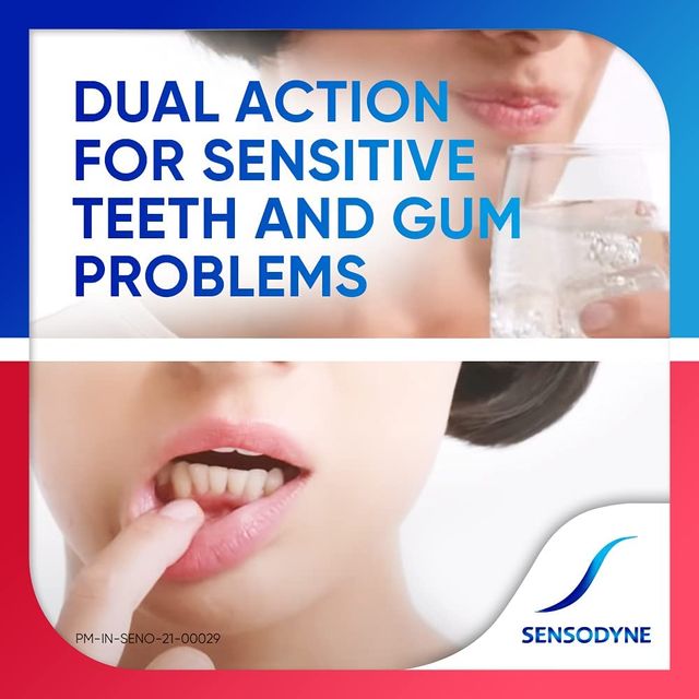 Sensodyne Toothpaste Sensitivity & Gum Dual Action Tooth Paste For Sensitive Teeth And Healthy Gums|