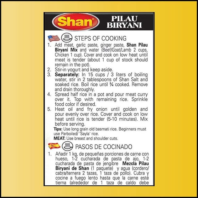 Shan Pilau Biryani