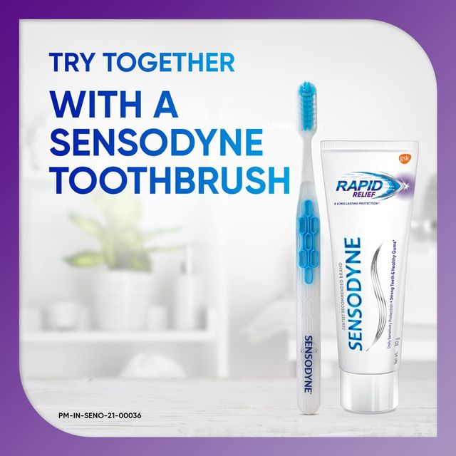 Sensodyne Toothpaste Rapid Relief Combo pack,Sensitive tooth paste to help beat sensitivity fast