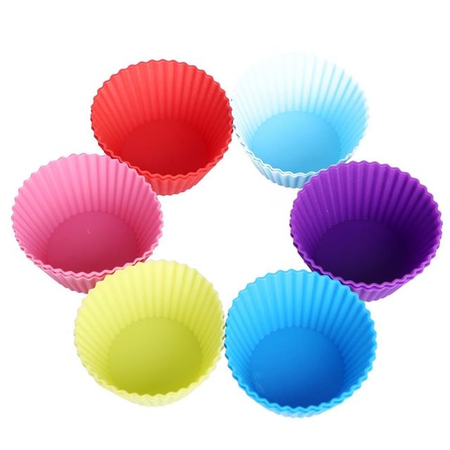 Spine Silicone Muffin Mould Round- Set Of 6