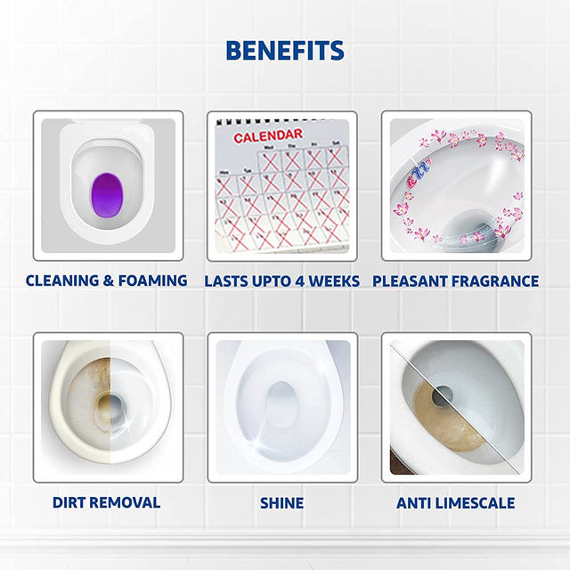 Harpic Marine Splash Power Fresh 6 Toilet Cleaner Rim Block