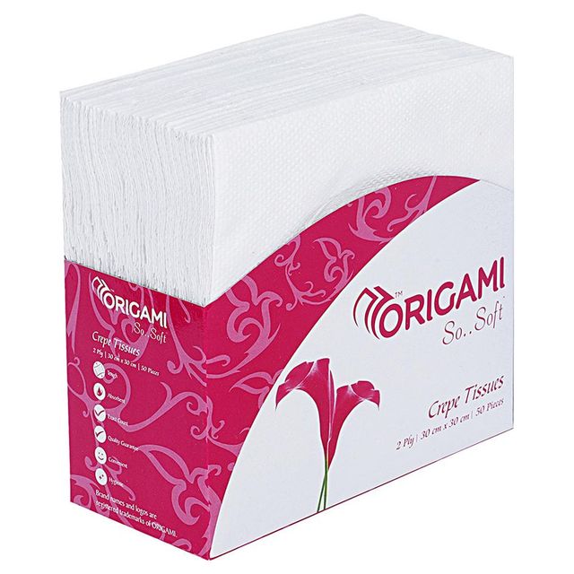 Origami So..Soft Napkins 2 Ply Plain
