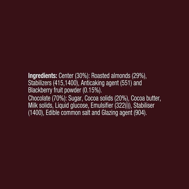 Hershey's Exotic Dark Chocolate Californian Almonds - With Blackberry Crunchy Dark Chocolate 30 g Combo