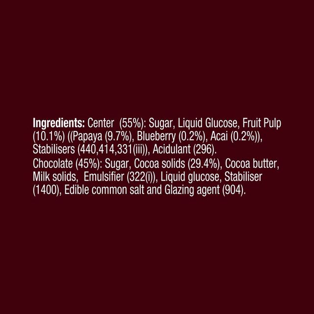 Hershey's Exotic Dark Blueberry And Acai Chocolates Share Bag 33.3 g Combo