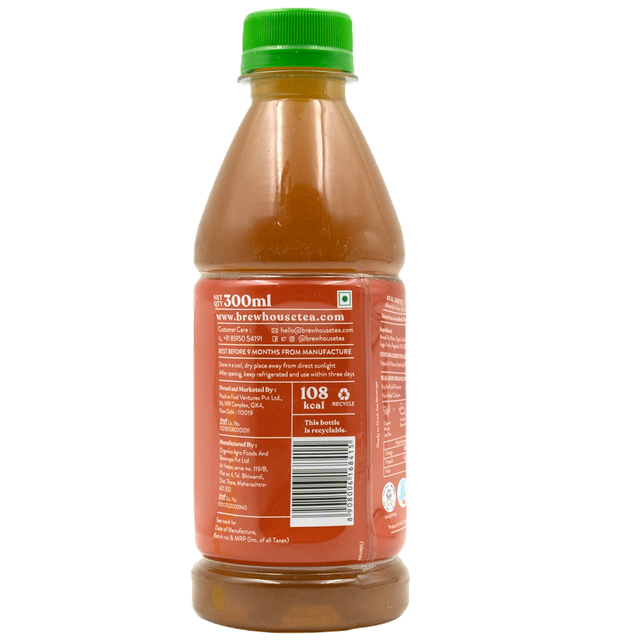 Brewhouse Tea Brewing Co. Organic Classic Peach Ice Tea