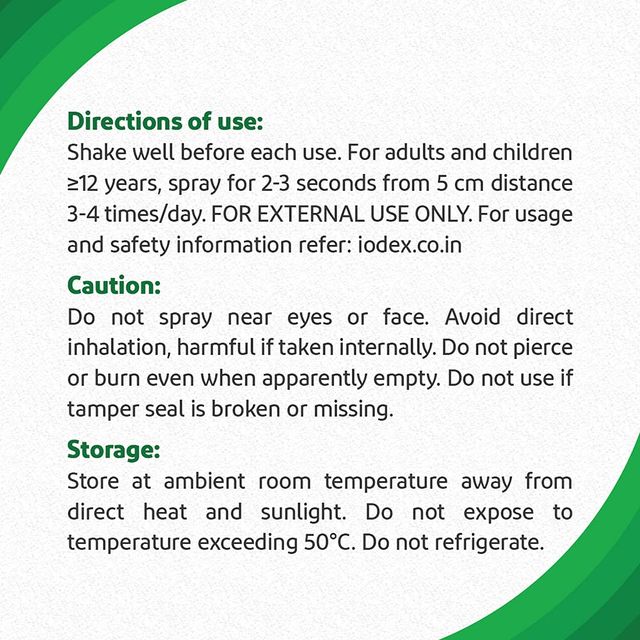 Iodex Rapid Action Pain Relief Spray