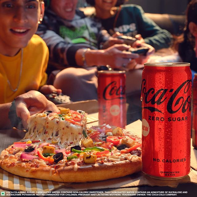 Coke Zero Cola Diet Soft Drink Can