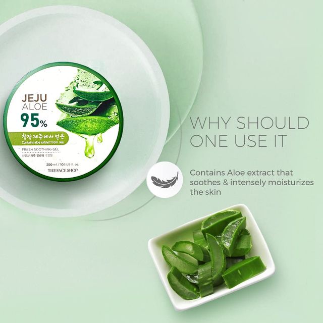 The Face Shop Jeju Aloe Fresh Soothing Gel (Unisex)