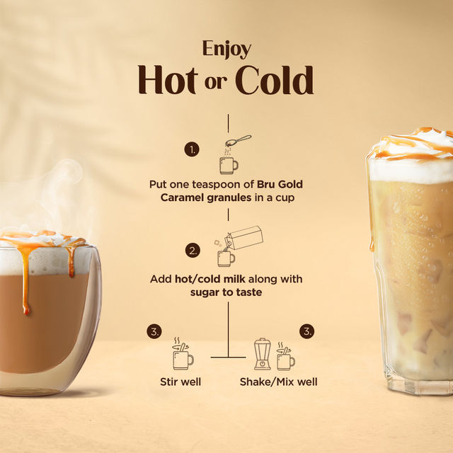 Bru Gold Caramel Instant Coffee