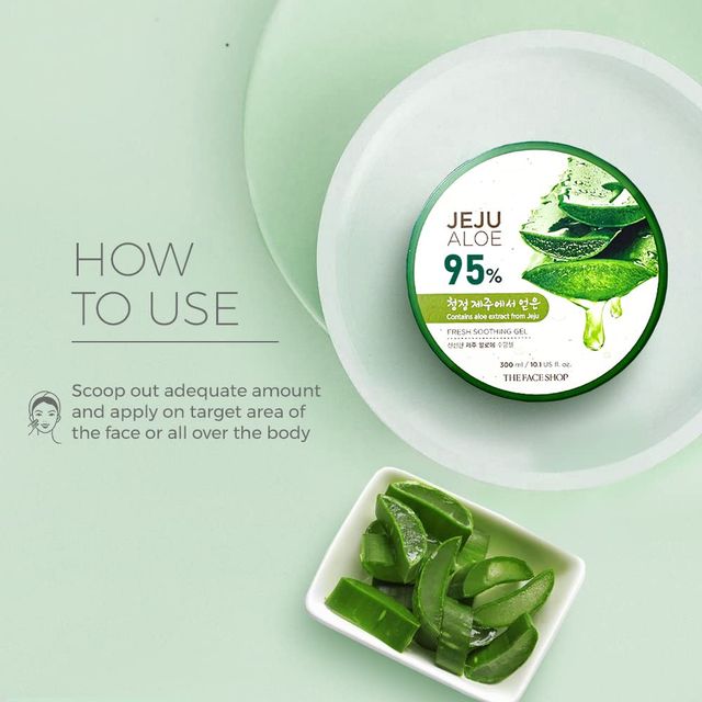 The Face Shop Jeju Aloe Fresh Soothing Gel (Unisex)