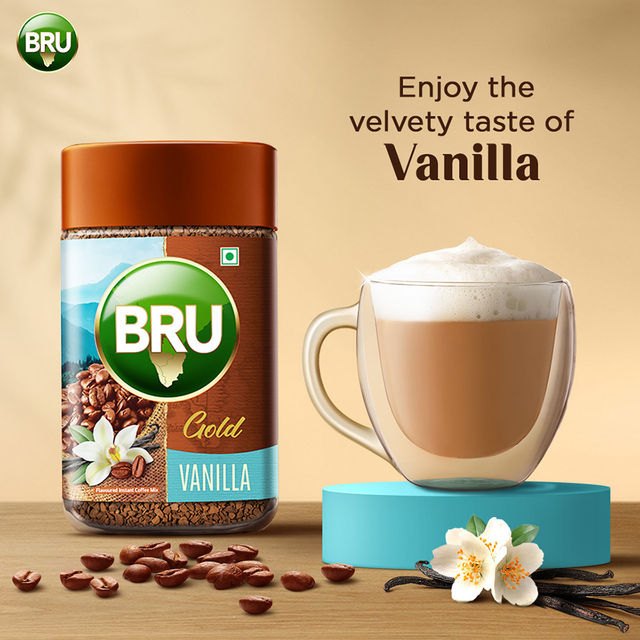 Bru Gold Vanilla Flavoured Instant Coffee