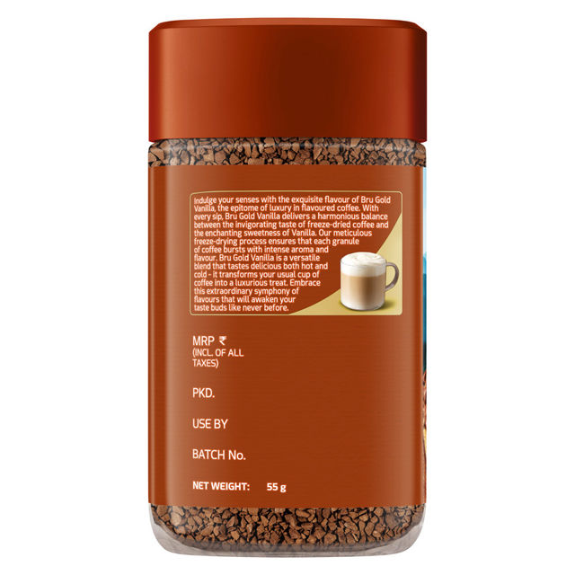Bru Gold Vanilla Flavoured Instant Coffee