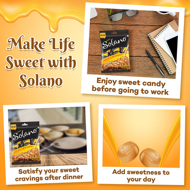 Solano Candy with Goodness of Desi Ghee
