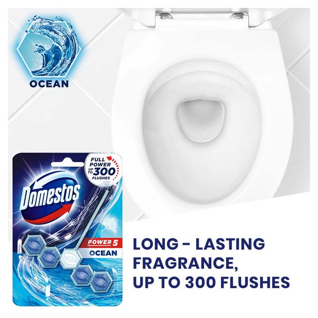 Domestos Ocean Scent Toilet Rim Block