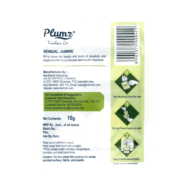 Plumz Sensual Jasmine Air Freshener