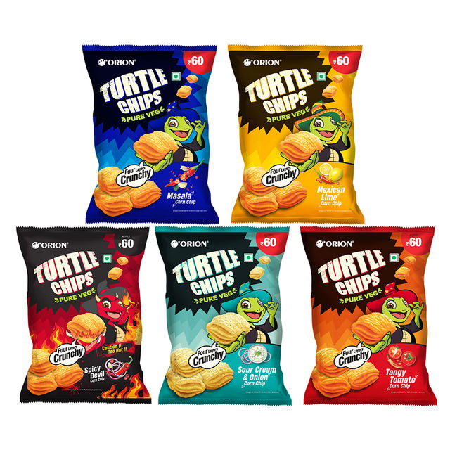 Orion Turtle Chips Assorted Corn Chips Snack Box