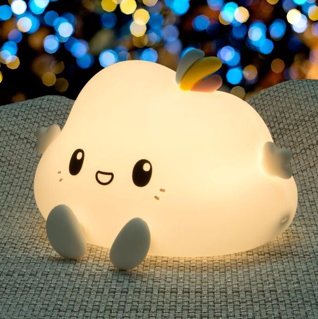 Hashwow Rechargeable Multicolor Cloud Night Lamp  Cute Silicone Lamp