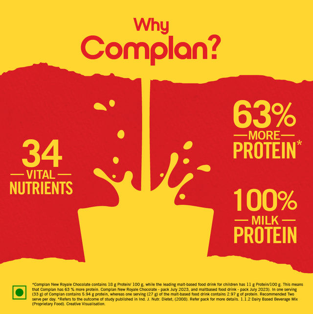 Complan Nutrition Drink Powder For Children - Royale Chocolate