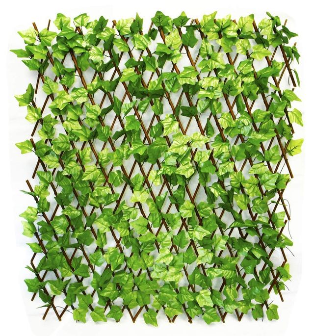 Go Hooked Plastic Artificial Grass Fence | Green | Artificial Grass | Set - 2