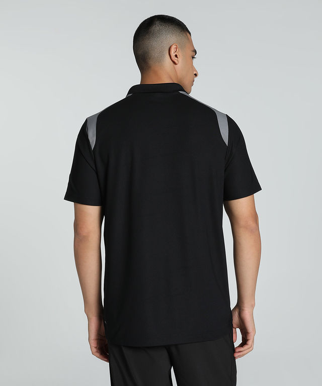 Puma Men's Train Colorblock Polo | Black - M