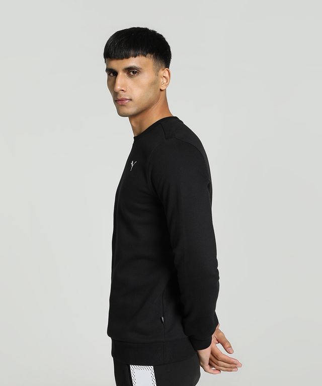 Puma Men's Sweatshirt Crew-Neck - Black | XL