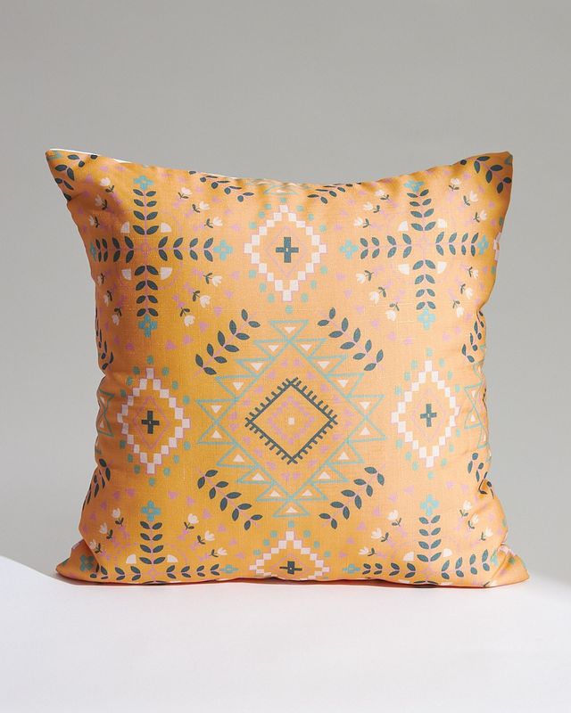 Teal By Chumbak | Mexico Aztec 16 inch Cushion Covers Set Of 5