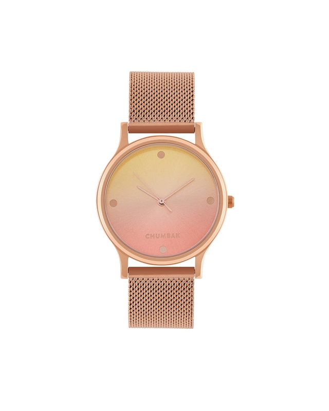 Chumbak Women's Metal Round Analog Watch | Teal