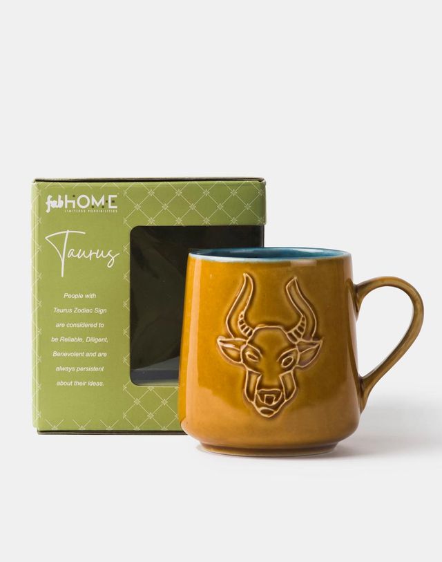 Fabindia Ceramic Rashi Mug - Taurus