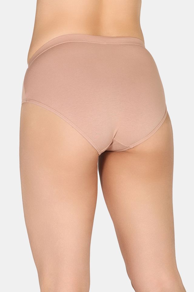 Zivame Women's Full Coverage Medium Rise Hipster Panty | Roebuck - 2XL