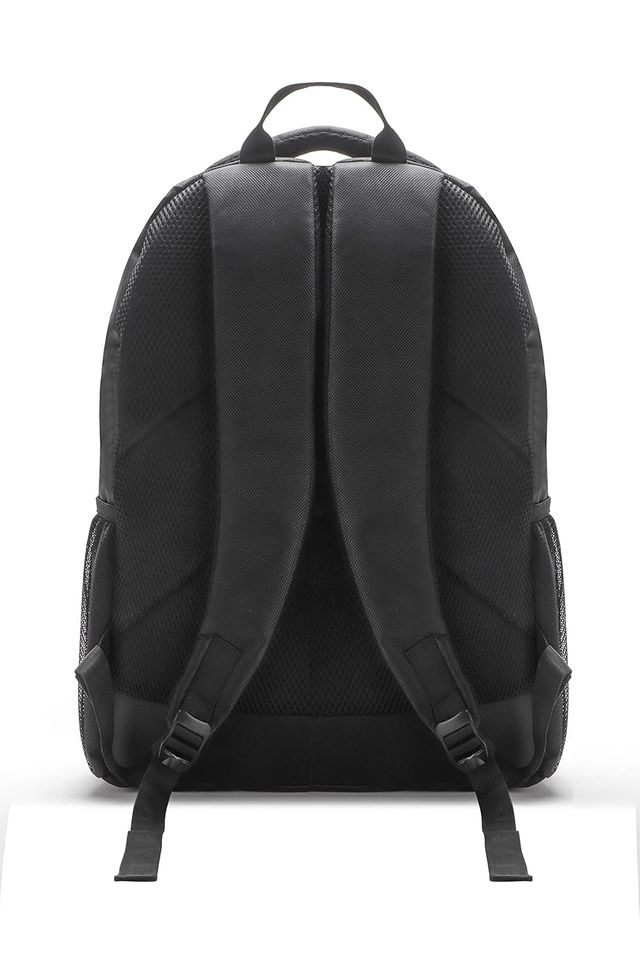 Police Men's Solid Nylon 20 L Top Handle Backpack | Black - M