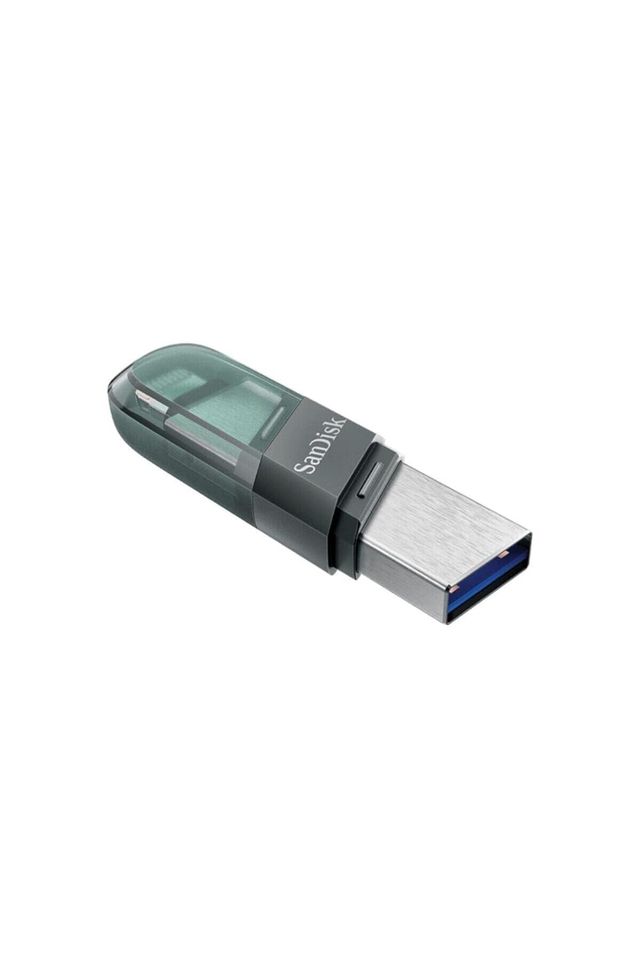 Sandisk Ixpand Usb 3.0 Flash Drive Flip 128Gb For Ios And Windows, Metalic