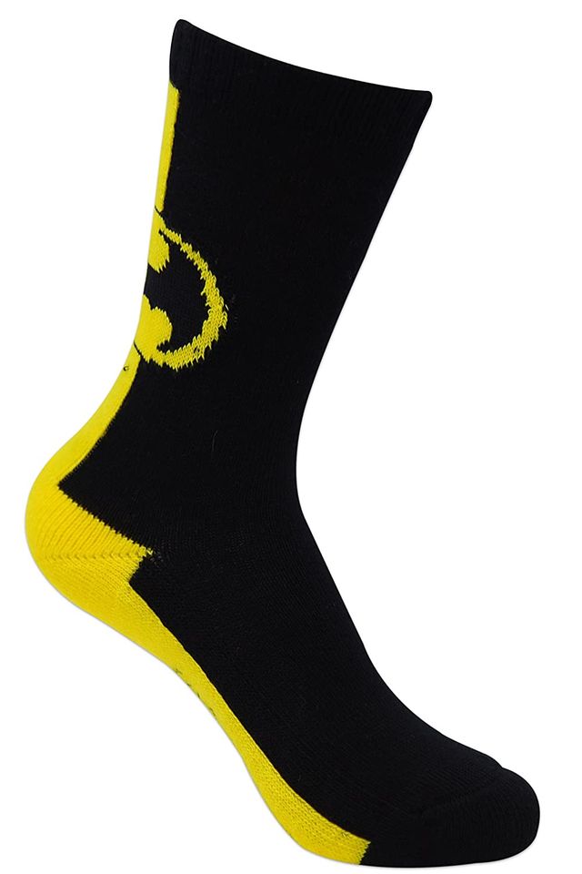 SocksXpress by Balenzia Justice League Crew Length Socks For Kids | 7-9 Years