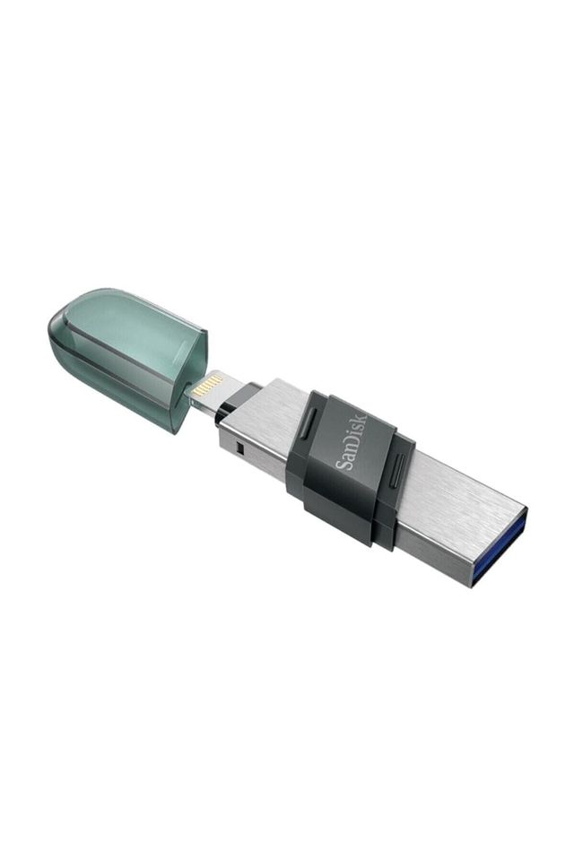 Sandisk Ixpand Usb 3.0 Flash Drive Flip 128Gb For Ios And Windows, Metalic