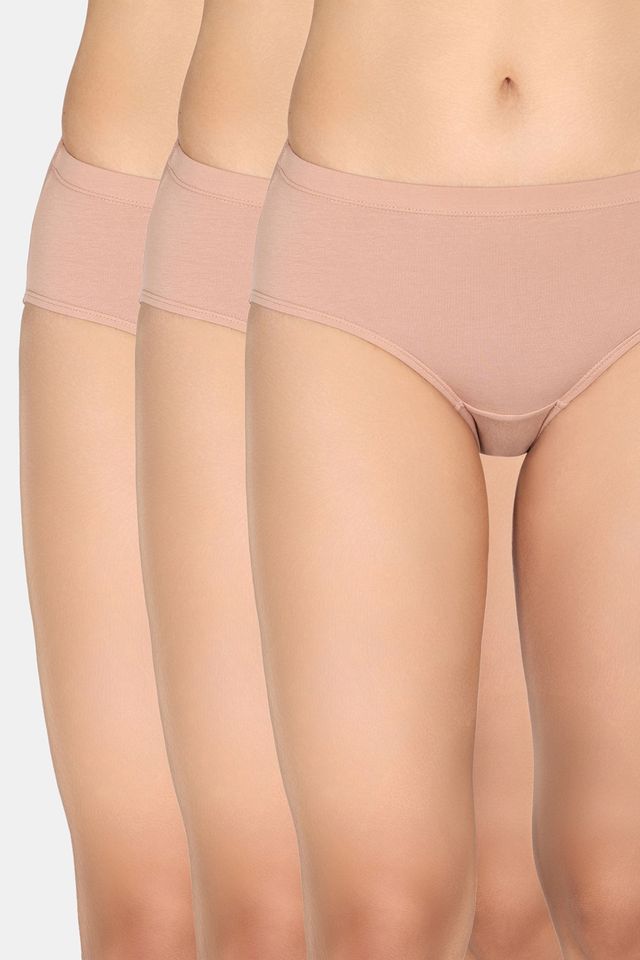 Zivame Women's Full Coverage Medium Rise Hipster Panty | Roebuck - 2XL