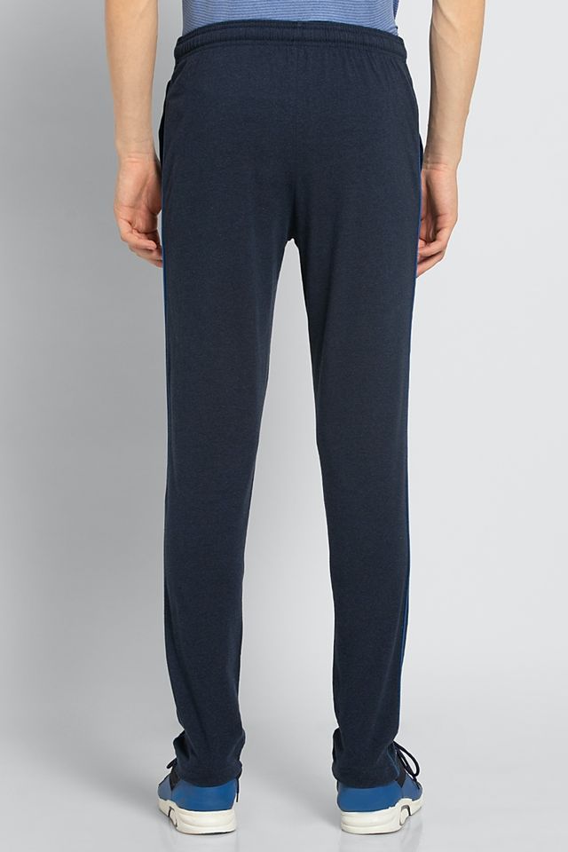 Van Heusen Athleisure Men Smart Tech and Easy Stain Release Trackpants Pack Of 1 Blue Melange |Xl